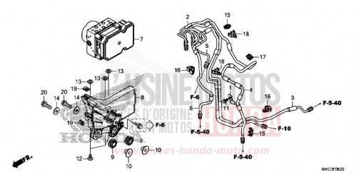 MODULATEUR ABS GL1800DAJ de 2018